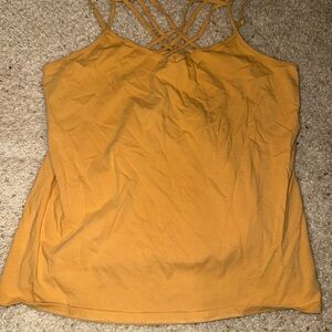 Maurices Mustard Camisole with Strappy Design